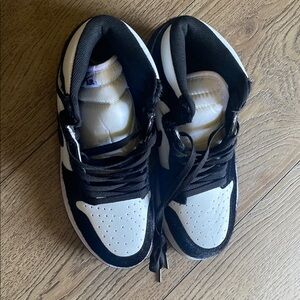 Nike Air Black and White High-Tops